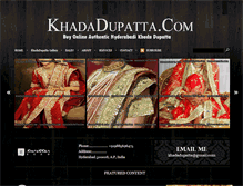 Tablet Screenshot of khadadupatta.com